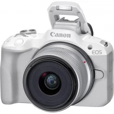 беззеркальный фотоаппарат Canon EOS R50 kit RF-S 18-45mm IS STM White (5812C030)