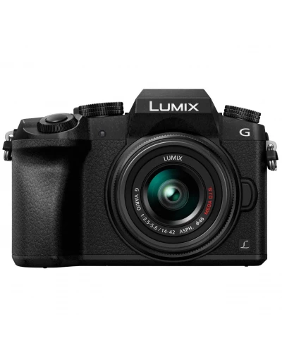 беззеркальный фотоаппарат Panasonic Lumix DMC-G7 kit (14-42mm) (DMC-G7KEE-K)