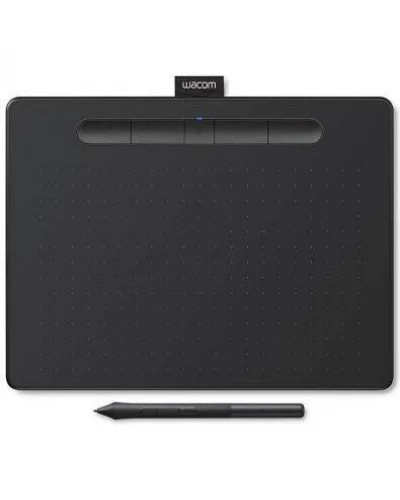 Графический планшет Wacom Intuos M Bluetooth Black (CTL-6100WLK-N)