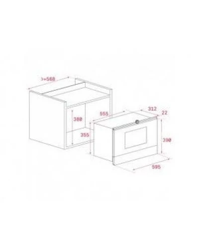 Микроволновка с грилем Teka ML 8220 BIS Black (112030001)