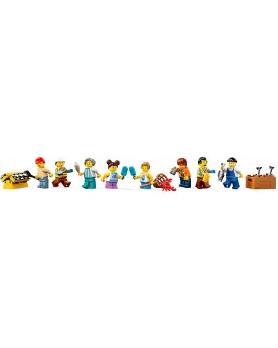 Блоковий конструктор LEGO Приморська гавань з вантажним кораблем (60422)
