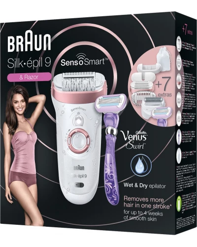 Эпилятор Braun Silk-epil 9 SensoSmart SES 9/870