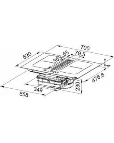 Варильна поверхня електрична Franke Smart 2Gether FSM 7081 HI (340.0705.229)