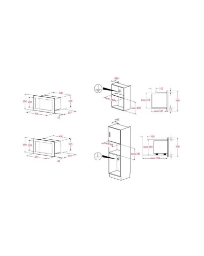 Мікрохвильовка з грилем Teka ML 820 BIS BK (40584200)