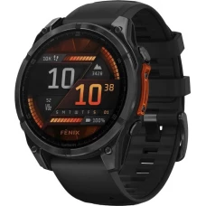 Смарт-часы Garmin Fenix 8 51mm AMOLED Slate Gray with Black Silicone Band (010-02905-00)