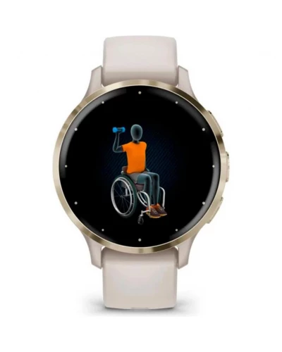 Смарт-часы Garmin Venu 3S Soft Gold S. Steel Bezel with Ivory Case and S. Band (010-02785-04/54)