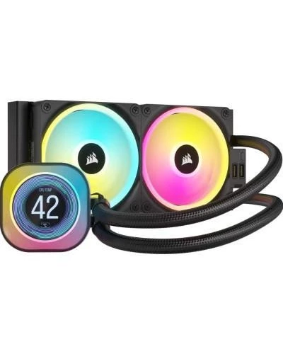 Водяное охлаждение Corsair iCUE LINK H100i LCD (CW-9061007-WW)
