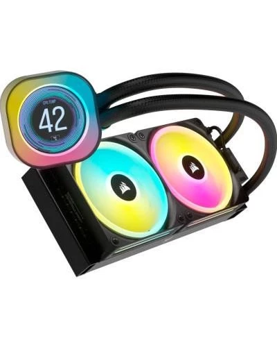 Водяное охлаждение Corsair iCUE LINK H100i LCD (CW-9061007-WW)