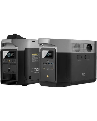 КомплектзарядноїстанціїEcoFlowDELTAMax2000+SmartGenerator(BundleDM2000+Generator)