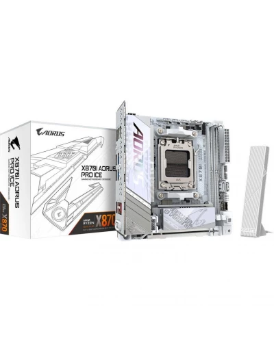 Материнська плата GIGABYTE X870I AORUS PRO ICE (4719331866112)