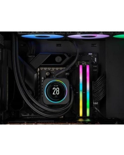 Память для настольных компьютеров Corsair 32 GB (2x16GB) DDR5 5200 MHz Vengeance RGB (CMH32GX5M2B5200C40W)