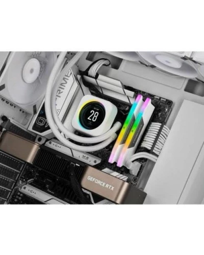 Память для настольных компьютеров Corsair 32 GB (2x16GB) DDR5 5200 MHz Vengeance RGB (CMH32GX5M2B5200C40W)