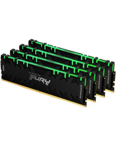 Пам'ять для настільних комп'ютерів Kingston FURY 32 GB (4x8GB) DDR4 3600 MHz Renegade RGB (KF436C16RBAK4/32)