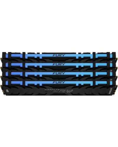 Пам'ять для настільних комп'ютерів Kingston FURY 32 GB (4x8GB) DDR4 3600 MHz Renegade RGB (KF436C16RBAK4/32)