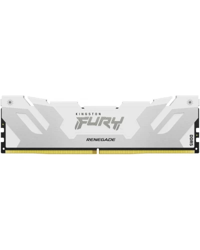 Пам'ять для настільних комп'ютерів Kingston FURY 32 GB (2x16GB) DDR5 7200 MHz Renegade Silver/White (KF572C38RWK2-32)