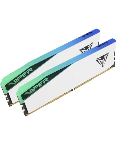 Память для настольных компьютеров PATRIOT 64 GB (2x32GB) DDR5 6200 MHz Viper Elite 5 RGB (PVER564G62C42KW)