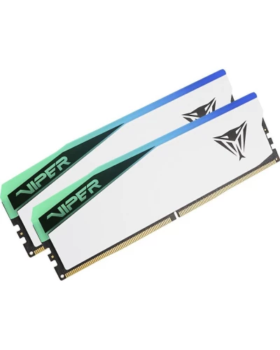 Память для настольных компьютеров PATRIOT 64 GB (2x32GB) DDR5 6200 MHz Viper Elite 5 RGB (PVER564G62C42KW)