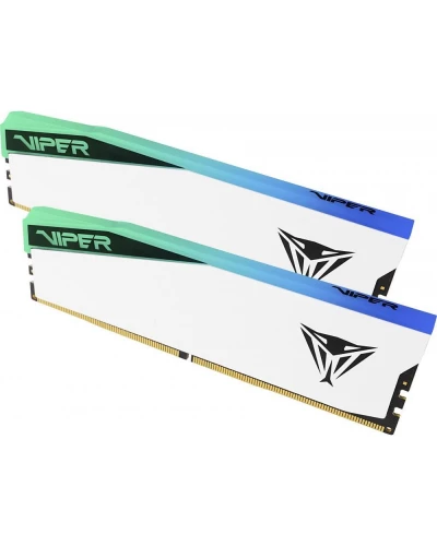 Память для настольных компьютеров PATRIOT 64 GB (2x32GB) DDR5 6200 MHz Viper Elite 5 RGB (PVER564G62C42KW)