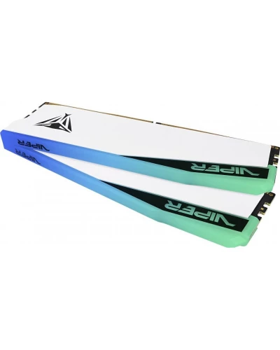 Память для настольных компьютеров PATRIOT 64 GB (2x32GB) DDR5 6200 MHz Viper Elite 5 RGB (PVER564G62C42KW)