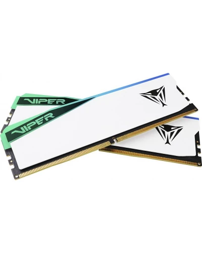 Память для настольных компьютеров PATRIOT 64 GB (2x32GB) DDR5 6200 MHz Viper Elite 5 RGB (PVER564G62C42KW)