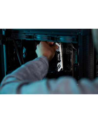 Пам'ять для настільних комп'ютерів Kingston FURY 32 GB (2x16GB) DDR5 6800 MHz Renegade Silver/Black (KF568C36RSK2-32)