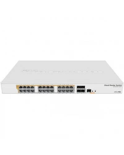 Коммутатор управляемый уровня 3 Mikrotik CRS328-24P-4S+RM