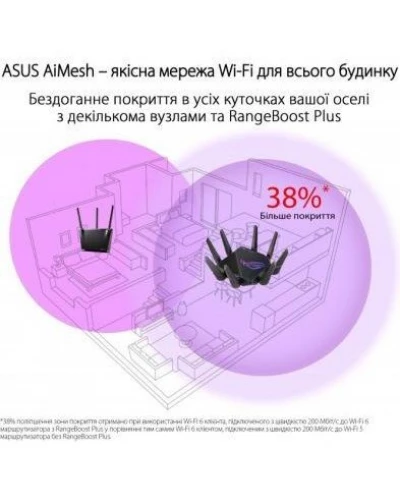 Бездротовий маршрутизатор (роутер) ASUS ROG Rapture GT-AX11000 Pro
