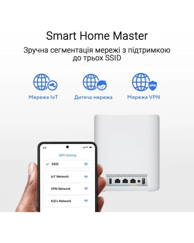 Mesh-система ASUS ZenWiFi BT10 2-Pack White (90IG08Y0-MO3C40)